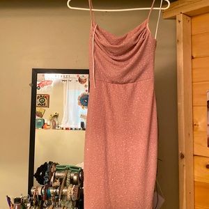 Windsor, worn once, beautiful pink long dress.